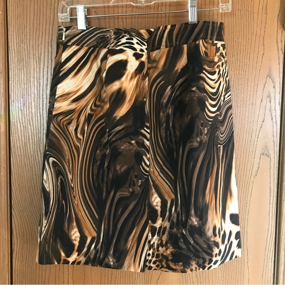 Randy Kemper Pencil Skirt Size 4, Small Animal Print, Leopard, Cheetah - Picture 4 of 16